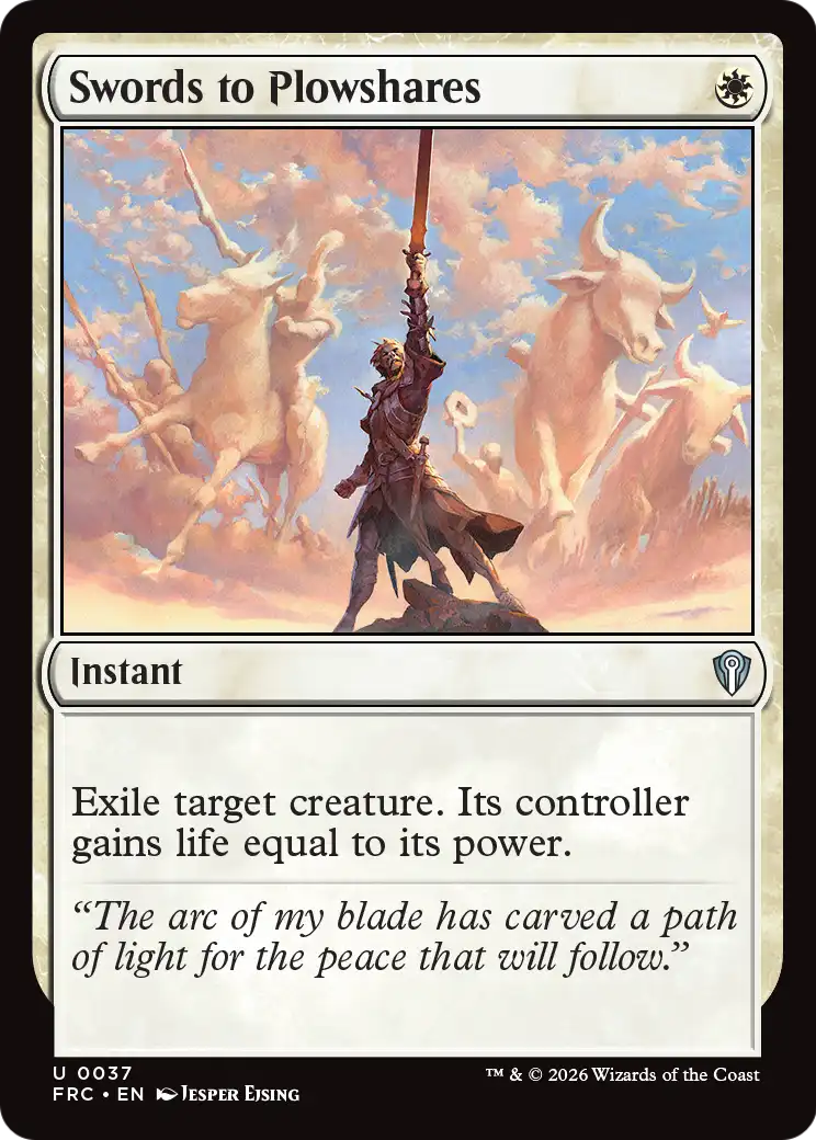 Swords to Plowshares [Reality Fracture Commander] | Magic Magpie