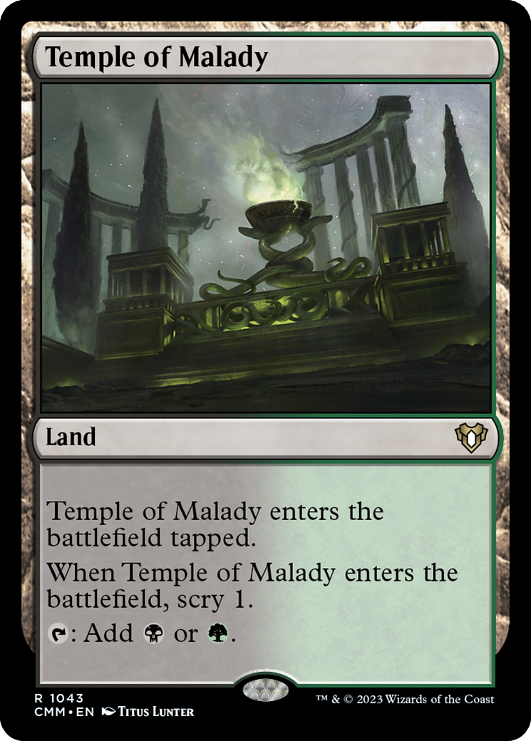 Temple of Malady [Commander Masters] | Magic Magpie