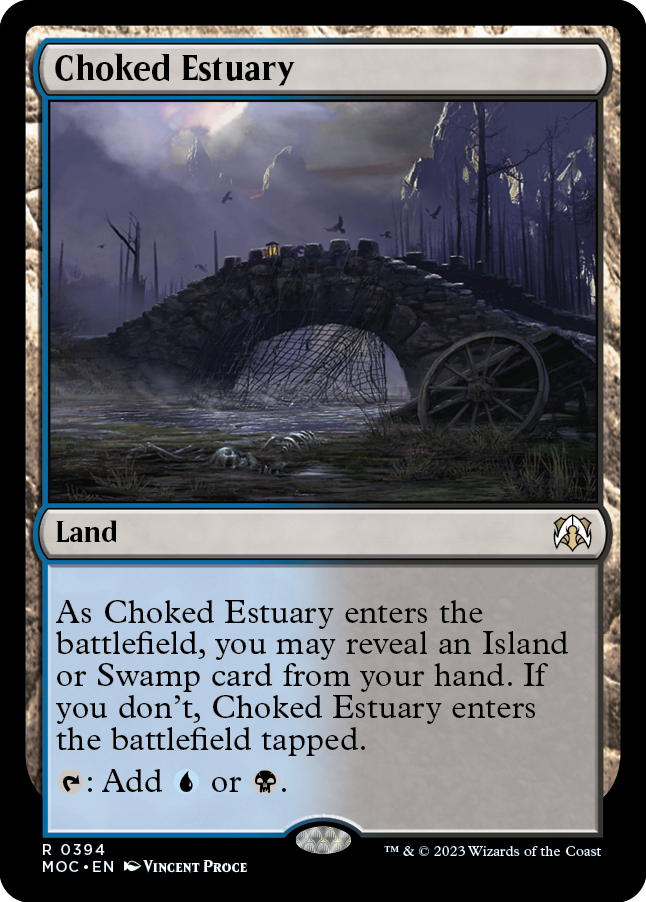 Choked Estuary [March of the Machine Commander] | Magic Magpie