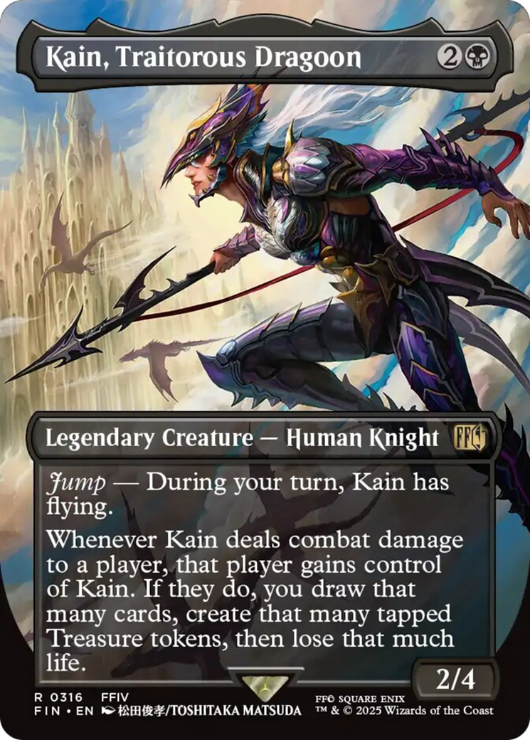Kain, Traitorous Dragoon (Borderless) [FINAL FANTASY] | Magic Magpie