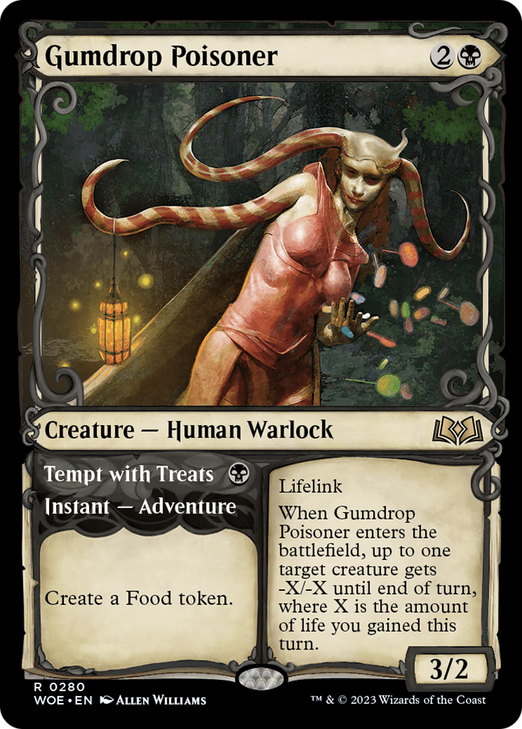 Gumdrop Poisoner // Tempt with Treats (Showcase) [Wilds of Eldraine] | Magic Magpie