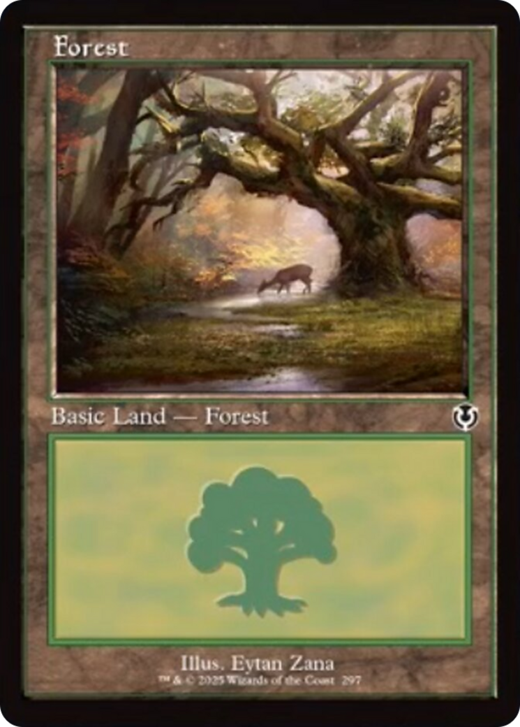 Forest (297) (Retro Frame) [Innistrad Remastered] | Magic Magpie