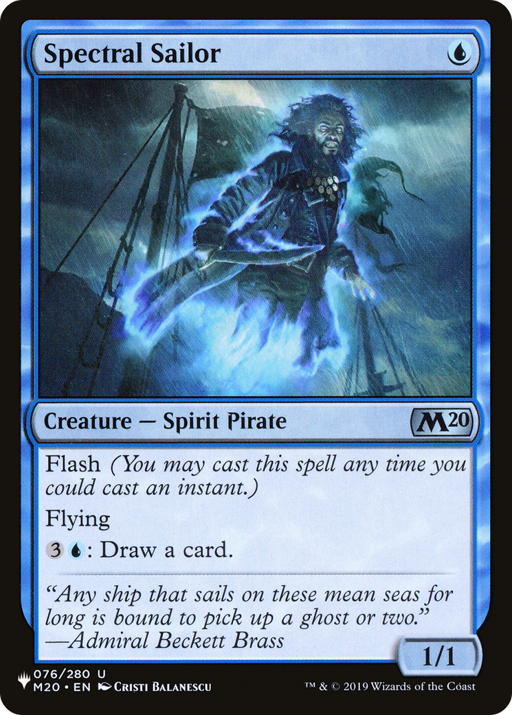 Spectral Sailor [The List] | Magic Magpie