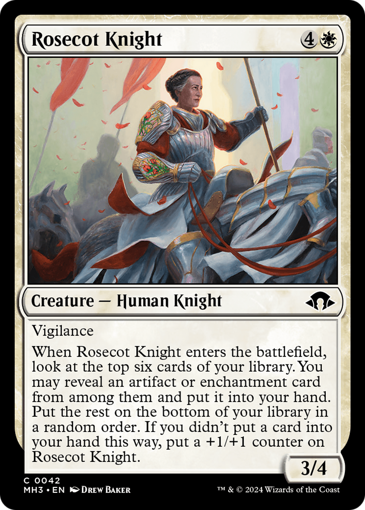 Rosecot Knight [Modern Horizons 3] | Magic Magpie