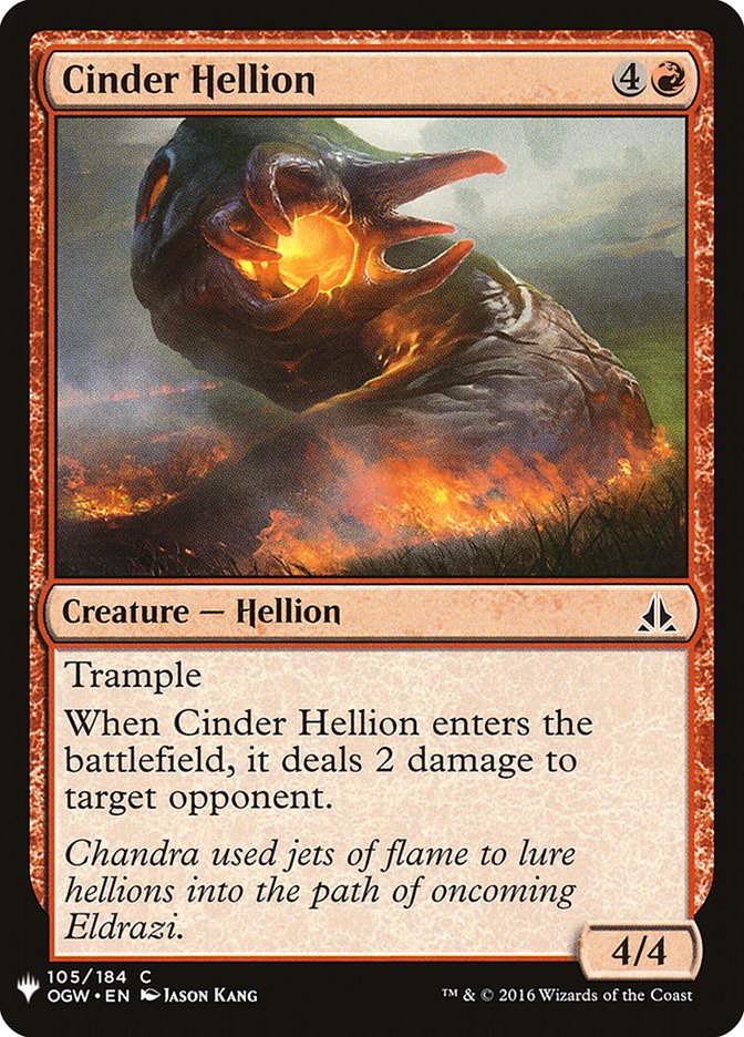 Cinder Hellion [Mystery Booster] | Magic Magpie
