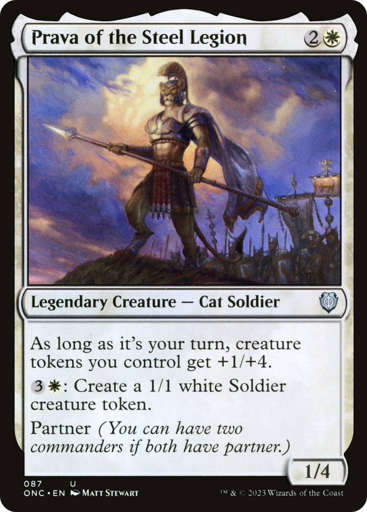 Prava of the Steel Legion [Phyrexia: All Will Be One Commander] | Magic Magpie