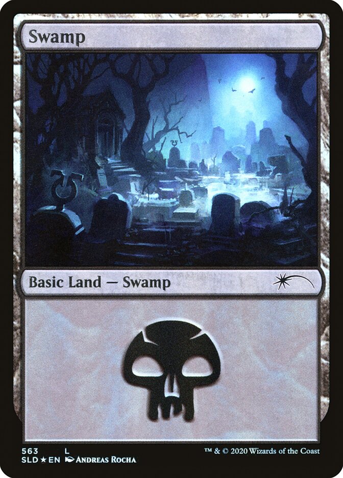 Swamp (Spooky) (563) [Secret Lair Drop Promos] | Magic Magpie