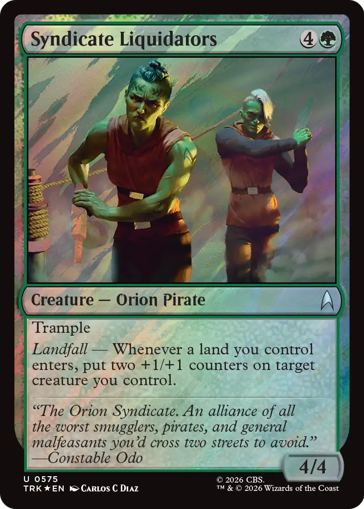 Syndicate Liquidators [Star Trek] | Magic Magpie