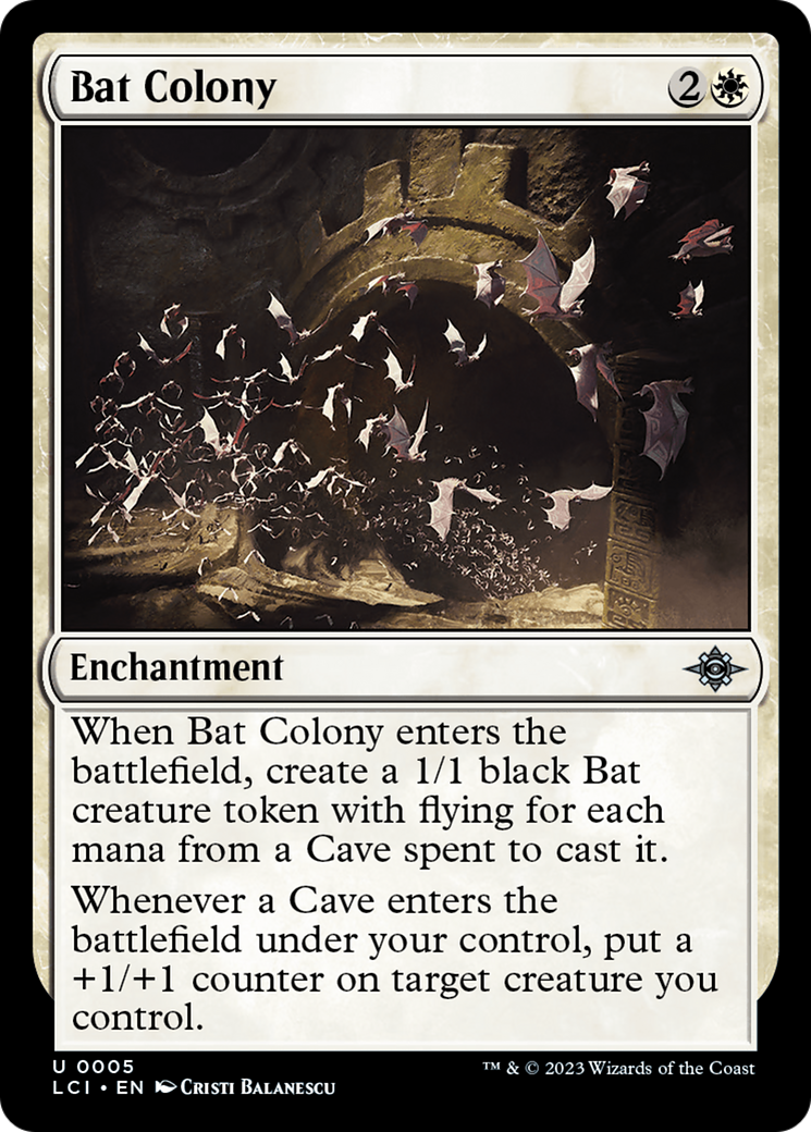 Bat Colony [The Lost Caverns of Ixalan] | Magic Magpie