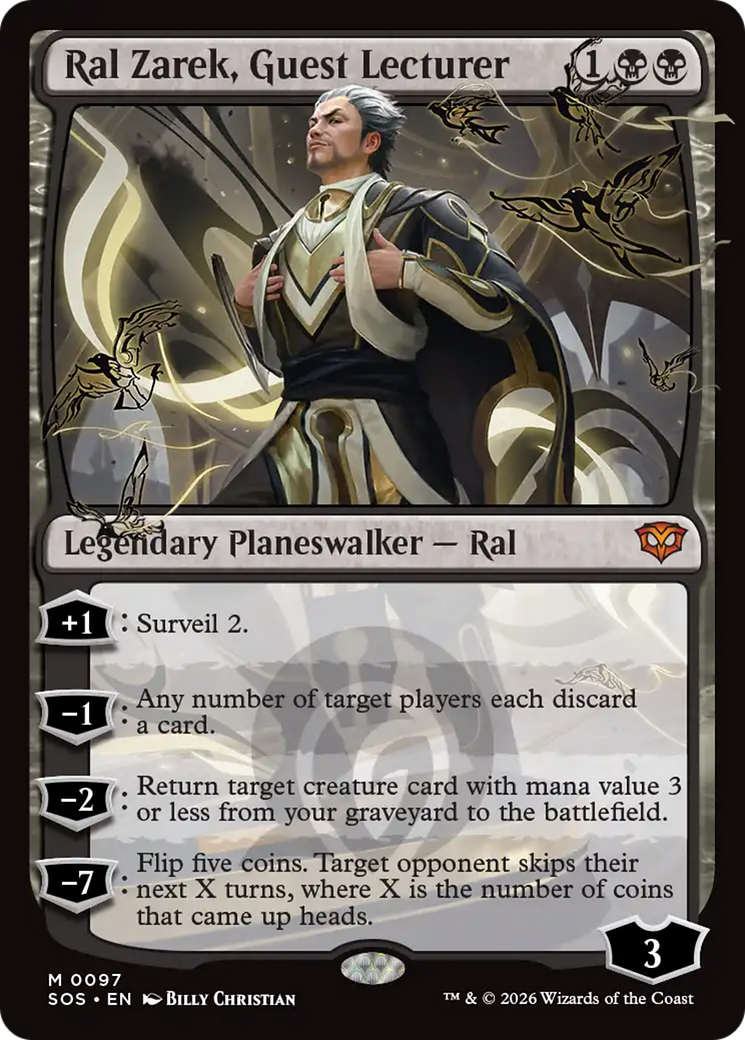 Ral Zarek, Guest Lecturer [Secrets of Strixhaven] | Magic Magpie