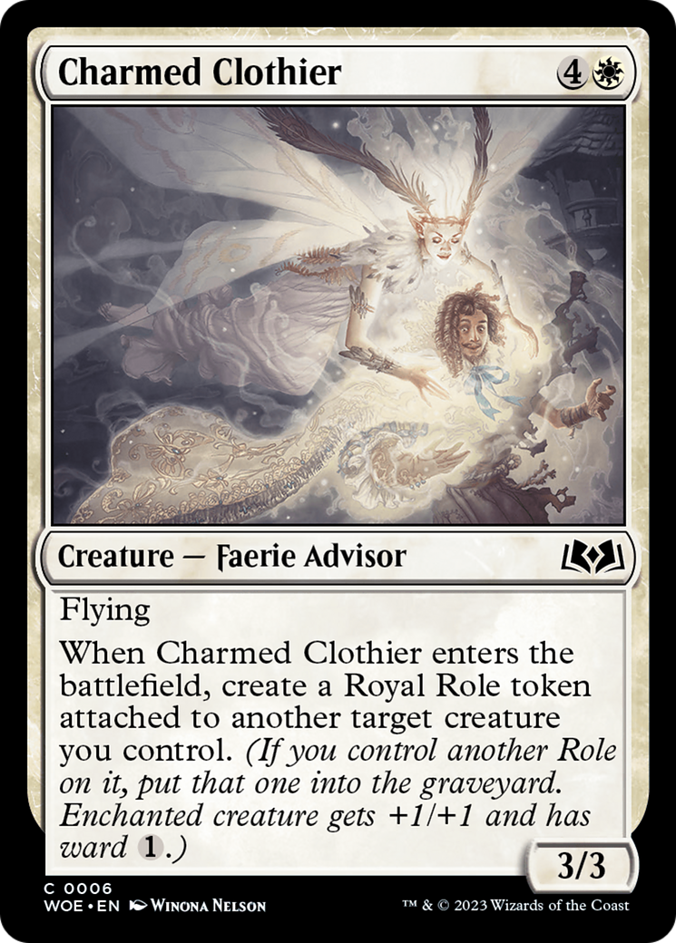 Charmed Clothier [Wilds of Eldraine] | Magic Magpie