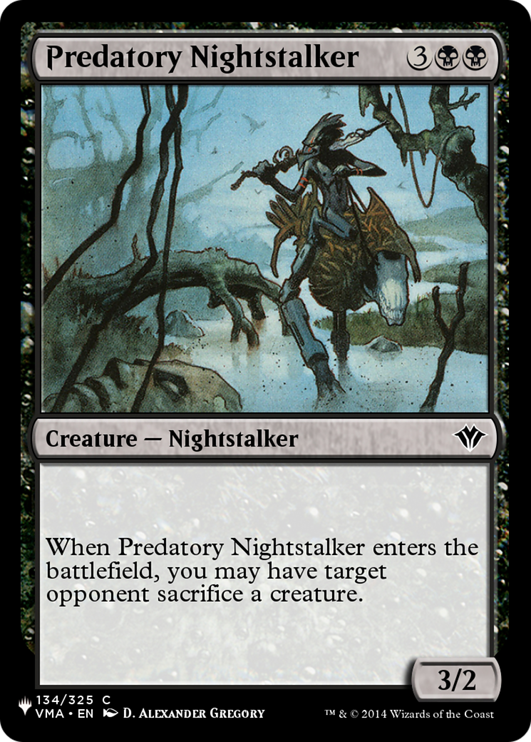 Predatory Nightstalker [The List] | Magic Magpie