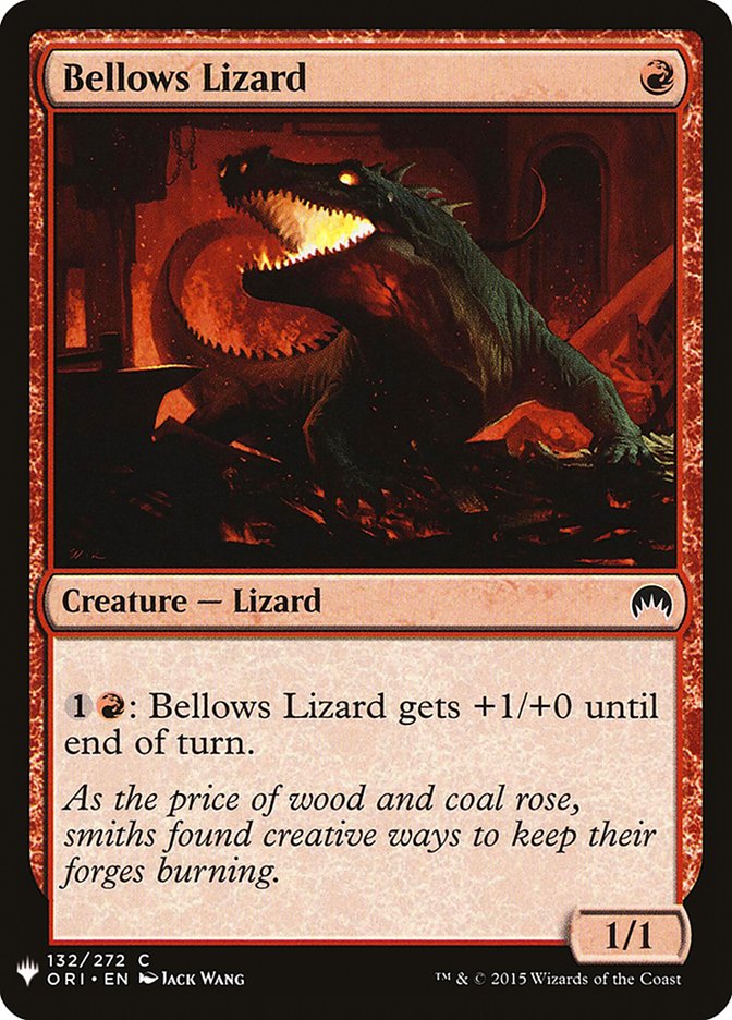 Bellows Lizard [Mystery Booster] | Magic Magpie