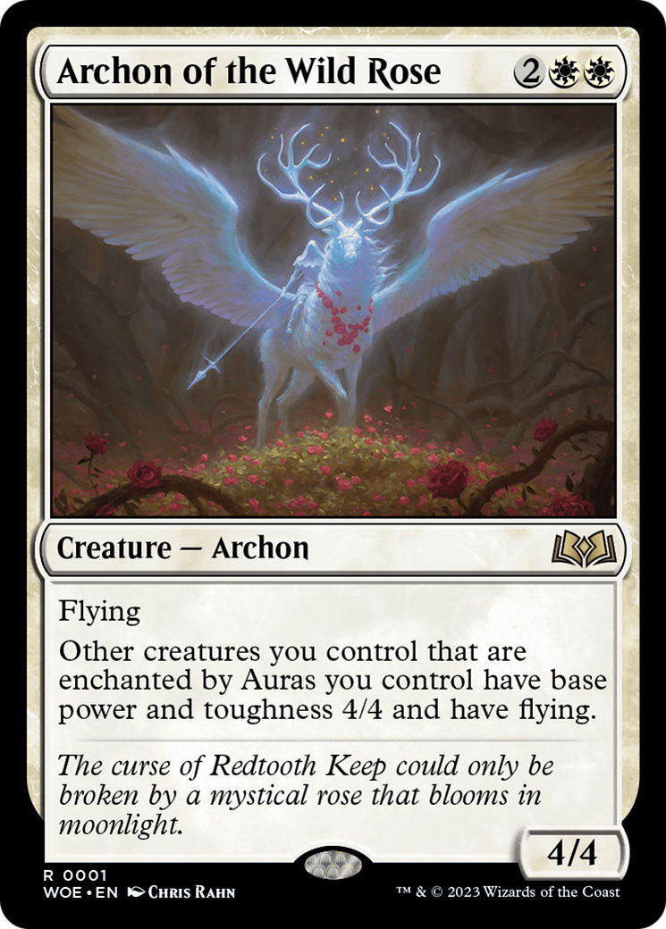 Archon of the Wild Rose [Wilds of Eldraine] | Magic Magpie