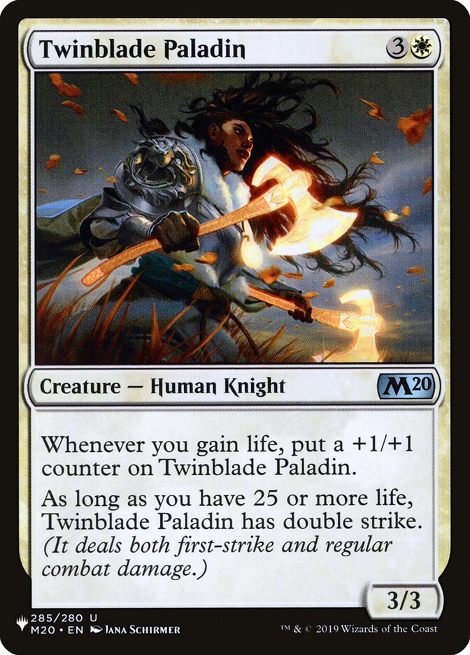 Twinblade Paladin [The List] | Magic Magpie