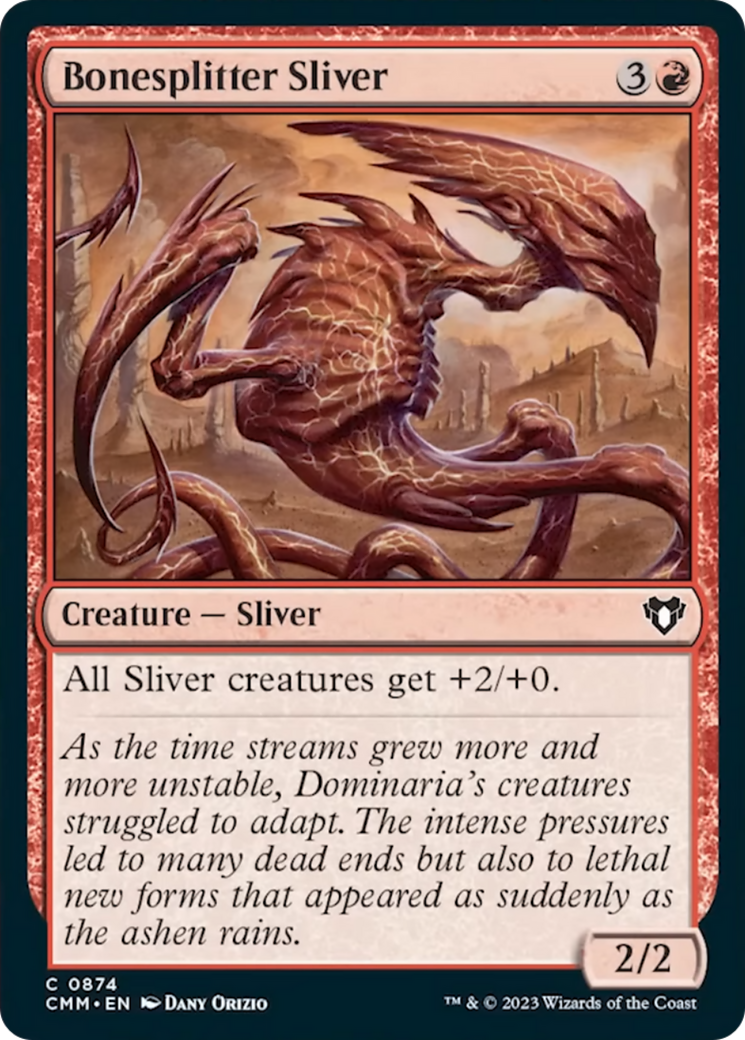 Bonesplitter Sliver [Commander Masters] | Magic Magpie