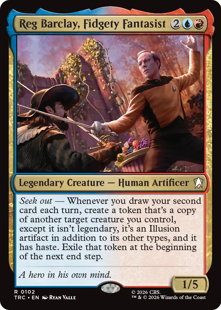 Reg Barclay, Fidgety Fantasist [Star Trek Commander] | Magic Magpie