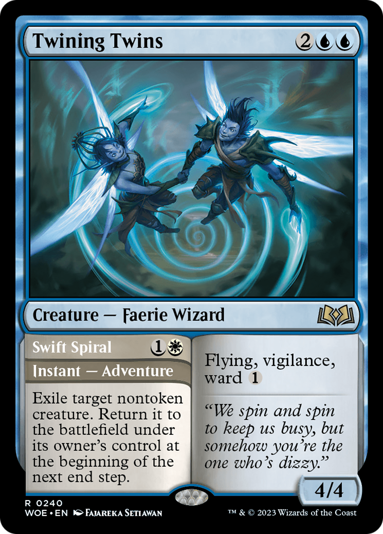 Twining Twins // Swift Spiral [Wilds of Eldraine] | Magic Magpie