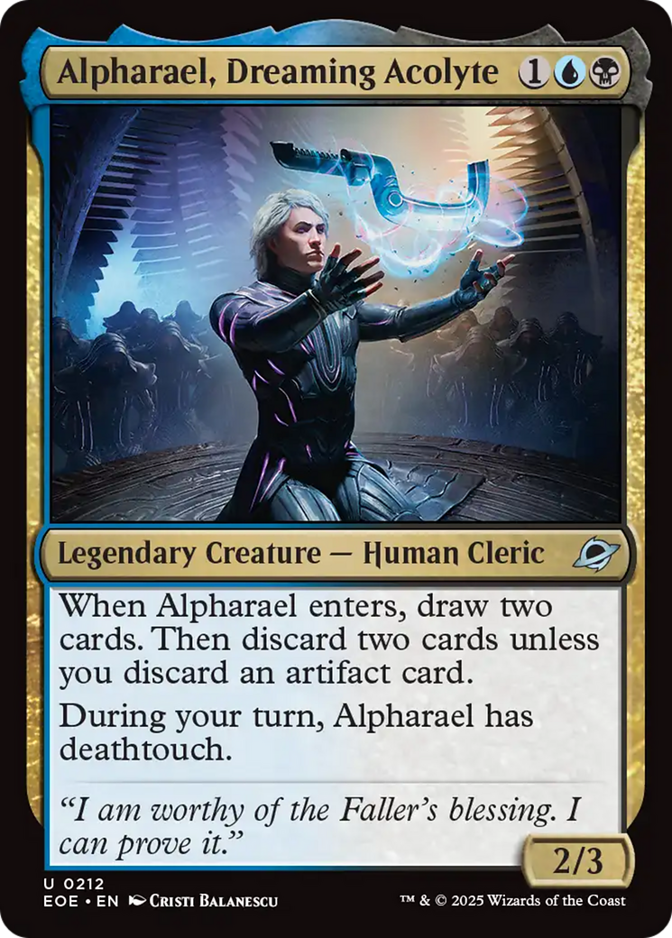 Alpharael, Dreaming Acolyte [Edge of Eternities] | Magic Magpie
