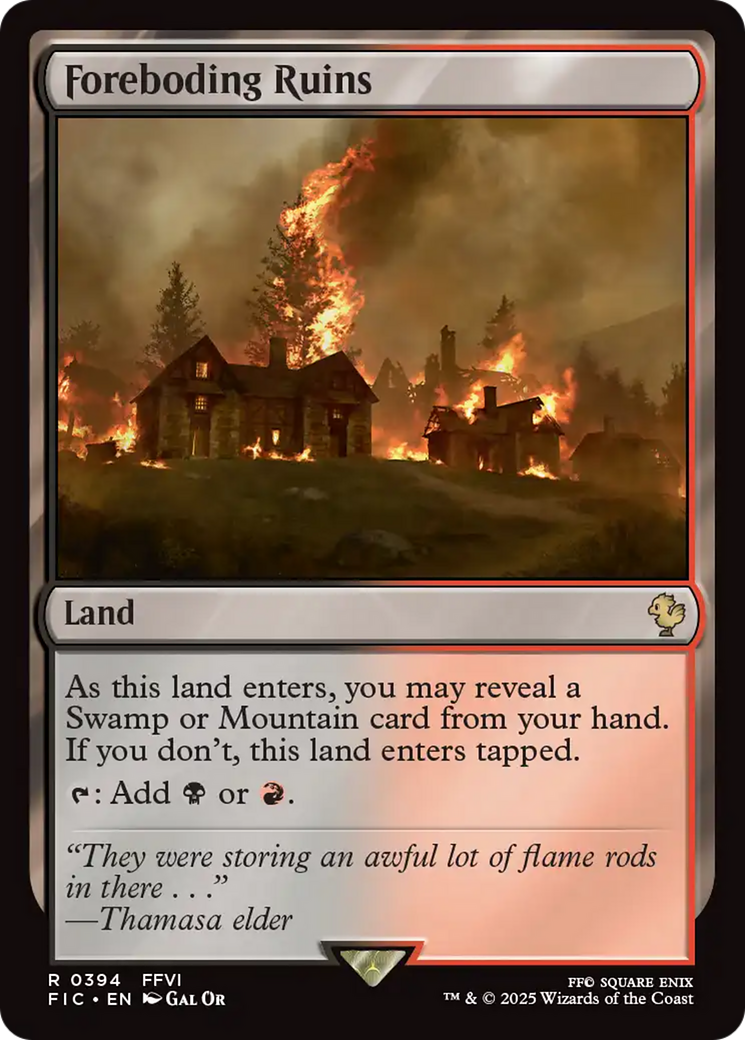 Foreboding Ruins [FINAL FANTASY Commander] | Magic Magpie