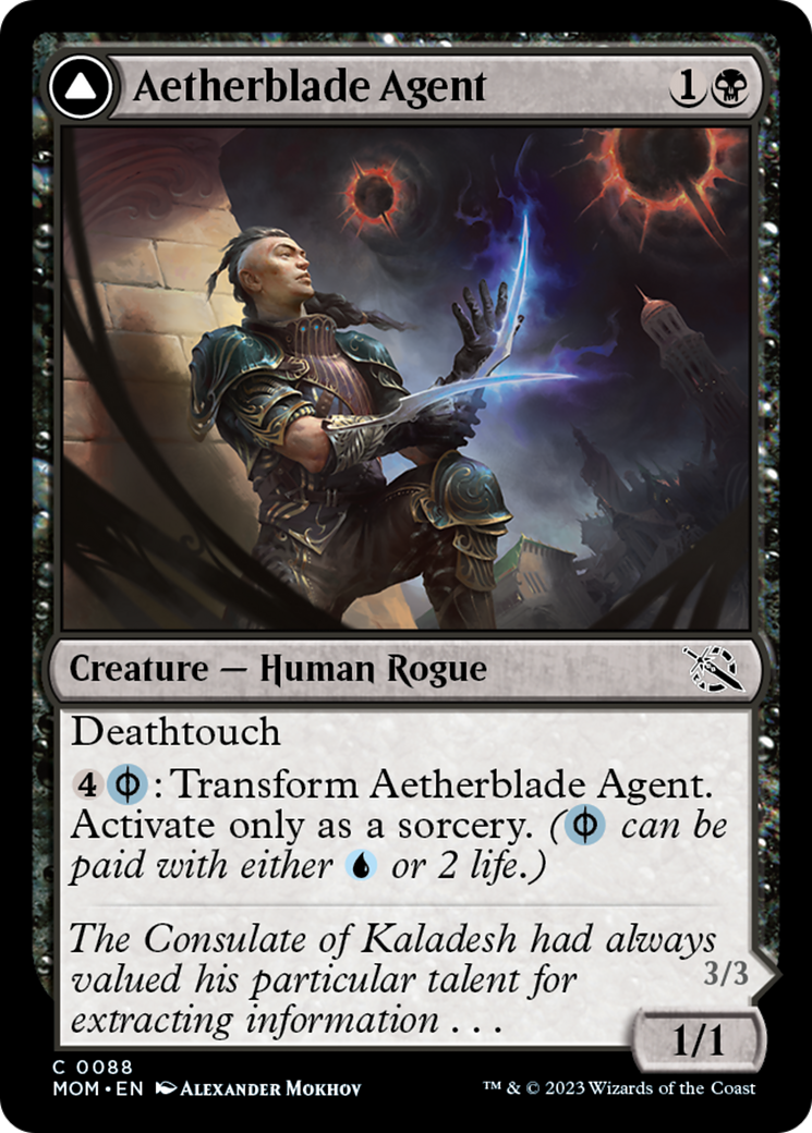 Aetherblade Agent // Gitaxian Mindstinger [March of the Machine] | Magic Magpie