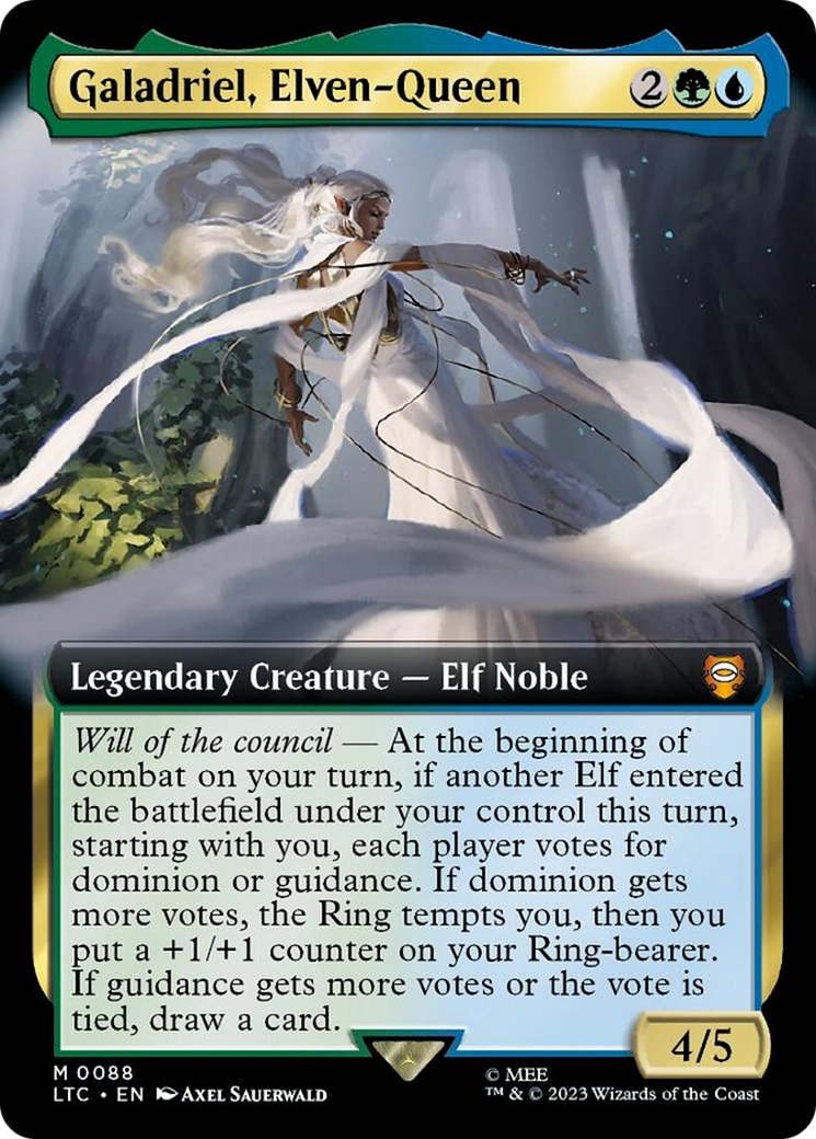 Galadriel, Elven-Queen (Extended Art) [The Lord of the Rings: Tales of Middle-Earth Commander] | Magic Magpie