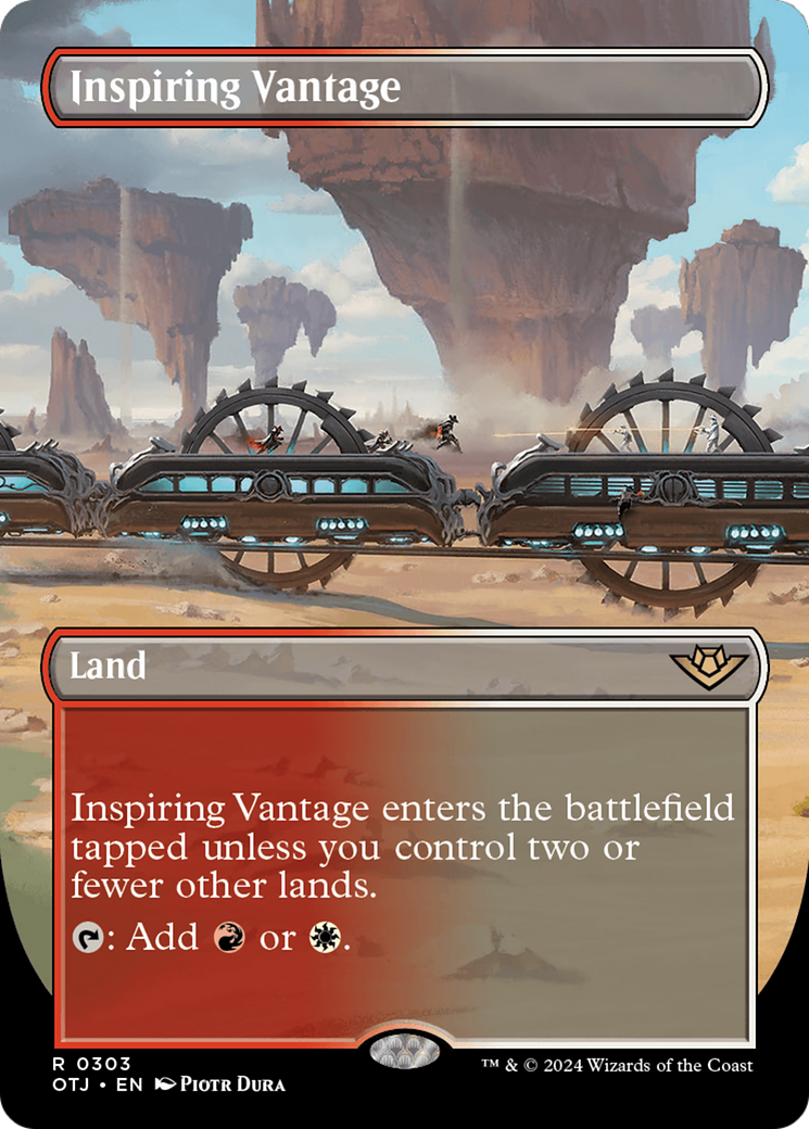 Inspiring Vantage (Borderless) [Outlaws of Thunder Junction] | Magic Magpie