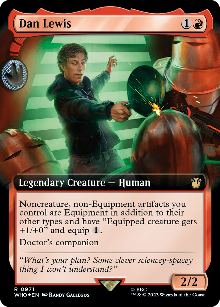 Dan Lewis (Extended Art) (Surge Foil) [Doctor Who] | Magic Magpie