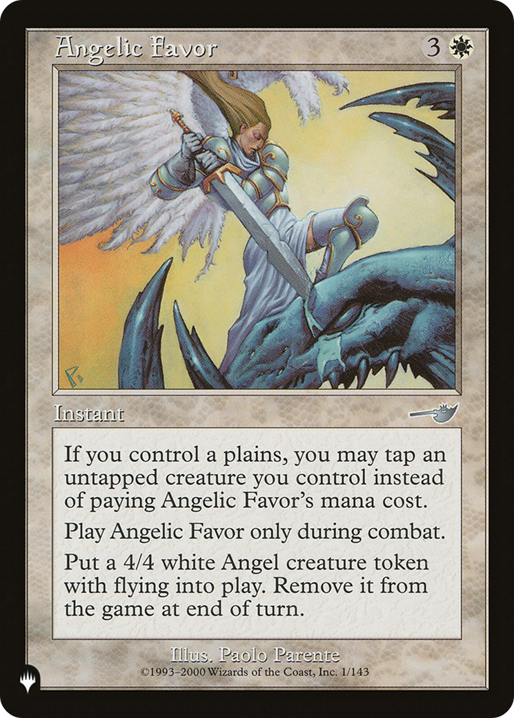 Angelic Favor [The List Reprints] | Magic Magpie