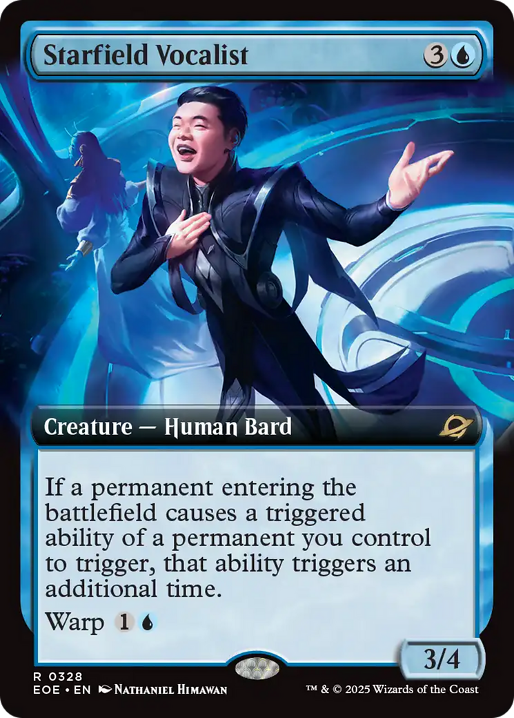 Starfield Vocalist (Extended Art) [Edge of Eternities] | Magic Magpie