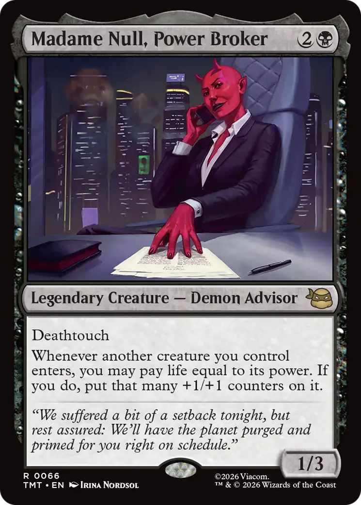 Madame Null, Power Broker [Teenage Mutant Ninja Turtles] | Magic Magpie