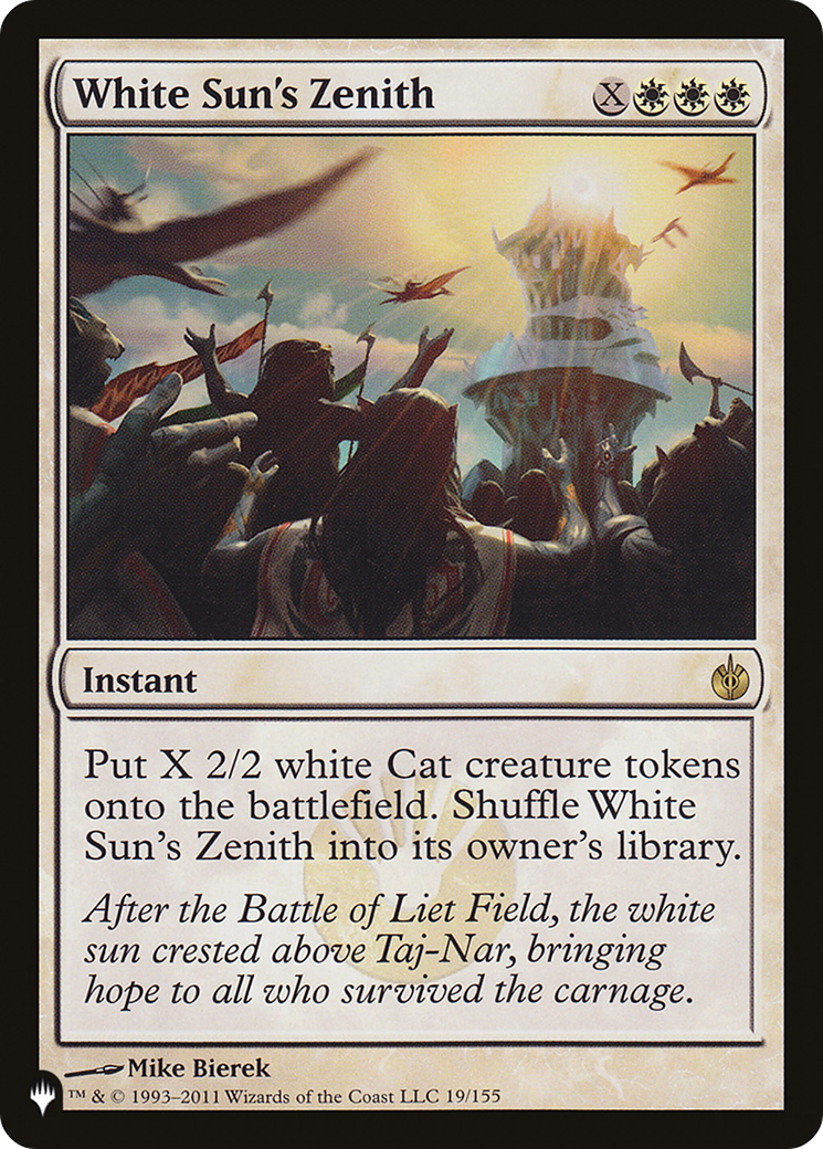 White Sun's Zenith [The List] | Magic Magpie