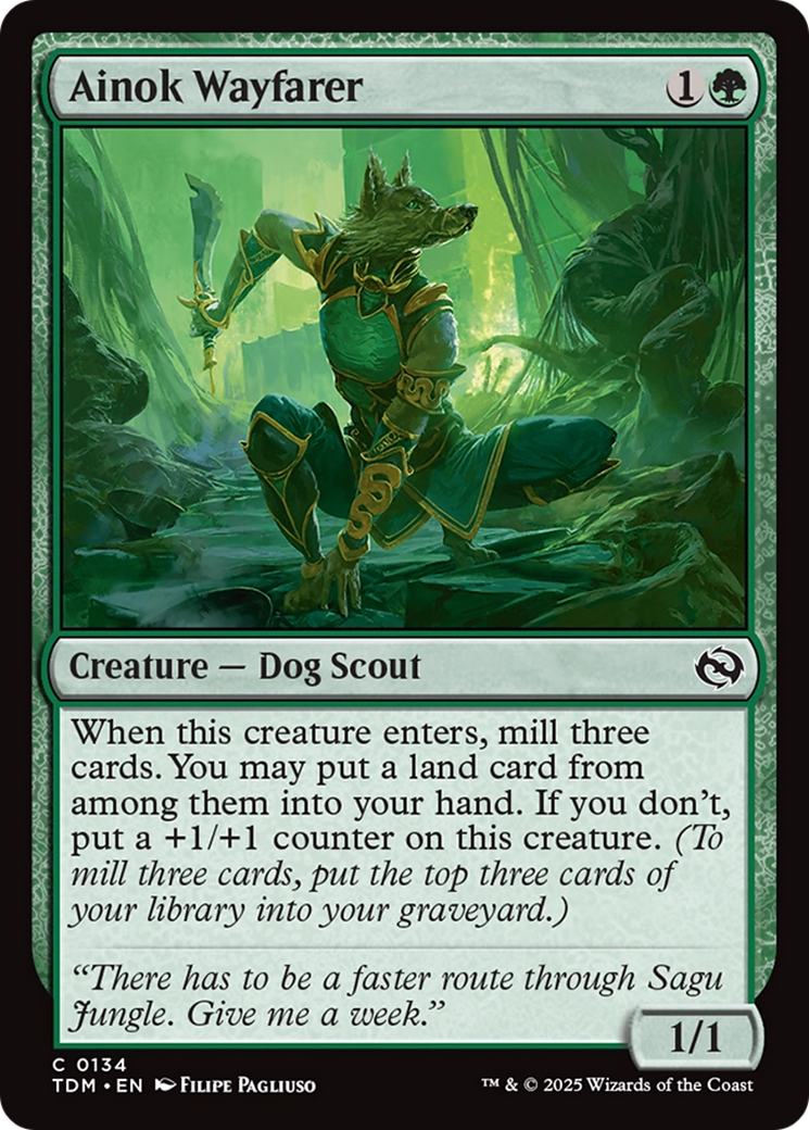 Ainok Wayfarer [Tarkir: Dragonstorm] | Magic Magpie