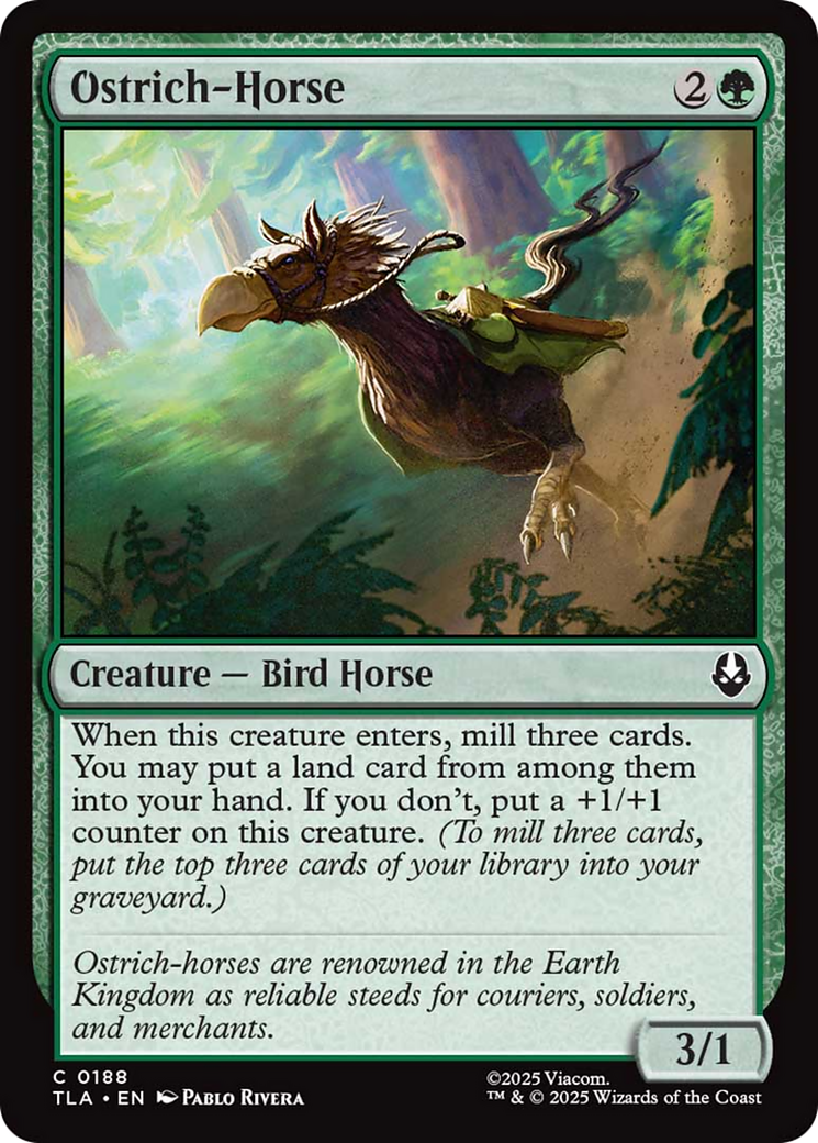 Ostrich-Horse [Avatar: The Last Airbender] | Magic Magpie