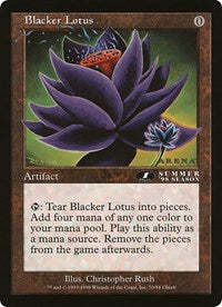 Blacker Lotus (Oversized) [Oversize Cards] | Magic Magpie