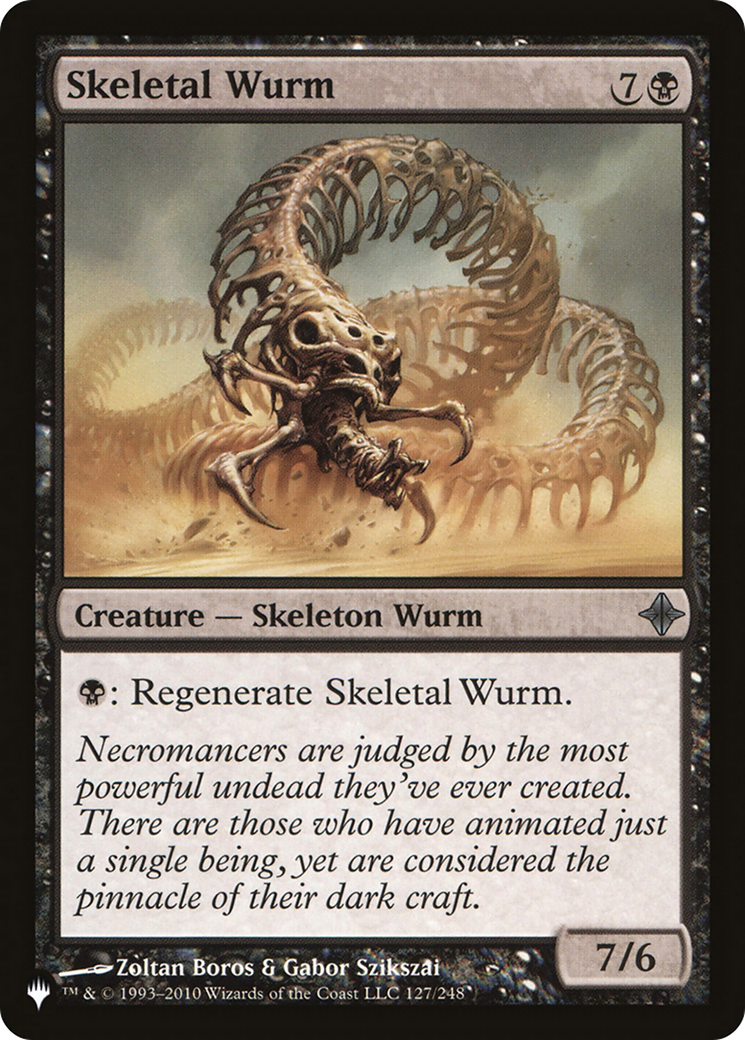 Skeletal Wurm [The List Reprints] | Magic Magpie