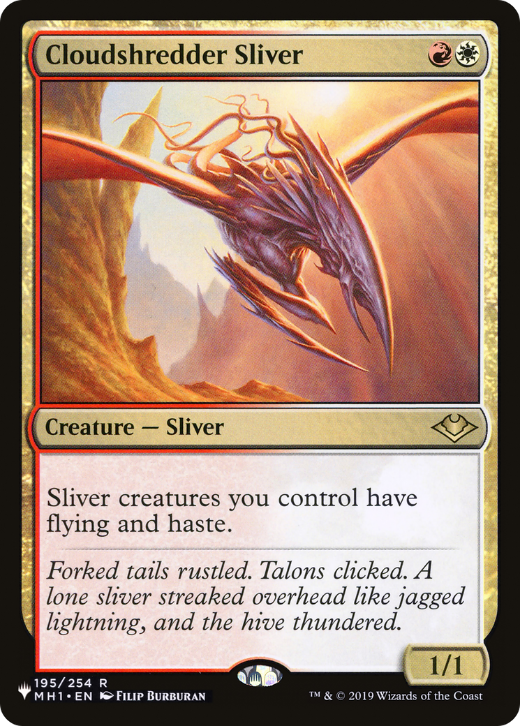 Cloudshredder Sliver (MH1) [The List] | Magic Magpie