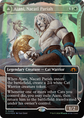 Ajani, Nacatl Pariah // Ajani, Nacatl Avenger (Borderless) (Textured Foil) [Modern Horizons 3] | Magic Magpie