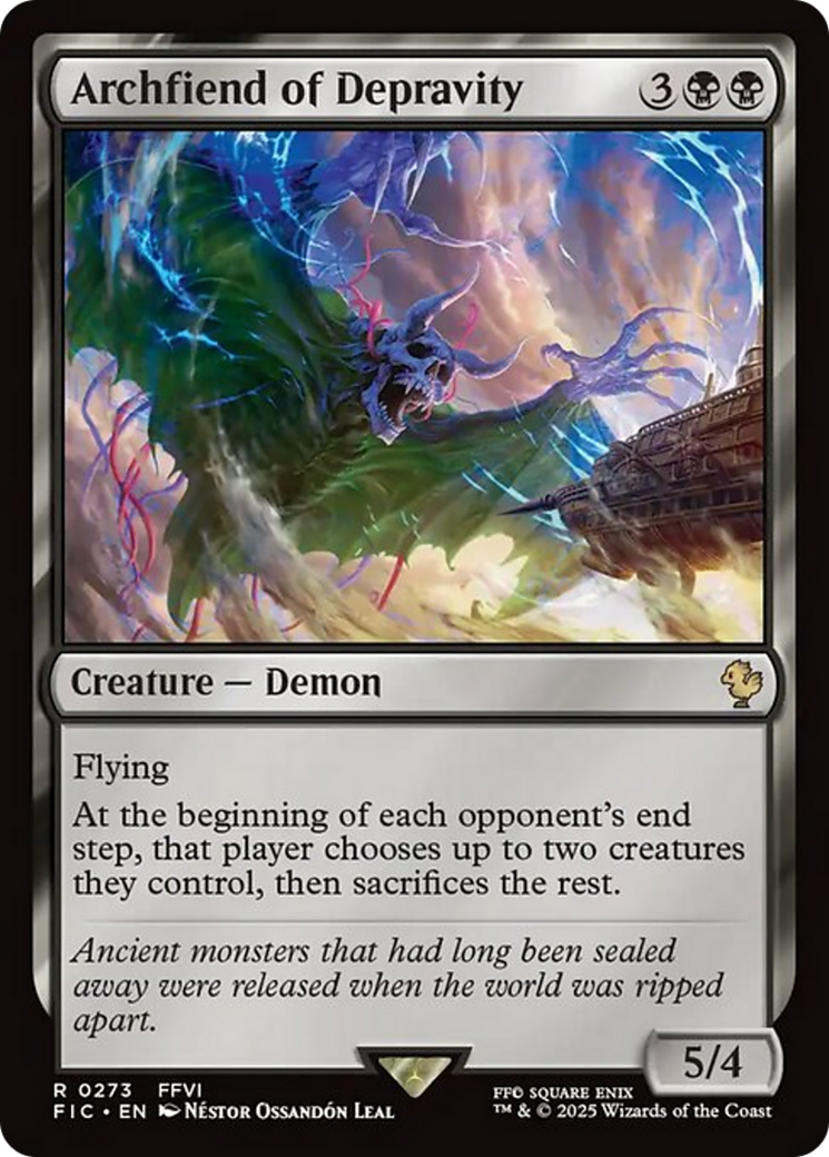 Archfiend of Depravity [FINAL FANTASY Commander] | Magic Magpie