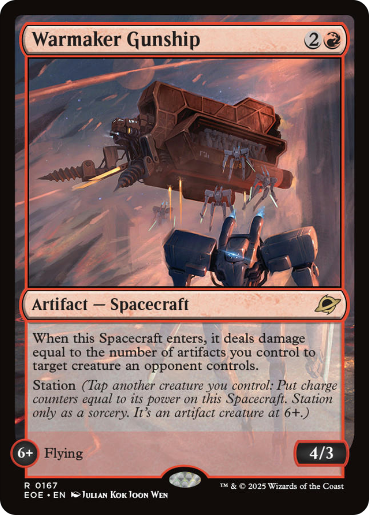 Warmaker Gunship [Edge of Eternities] | Magic Magpie