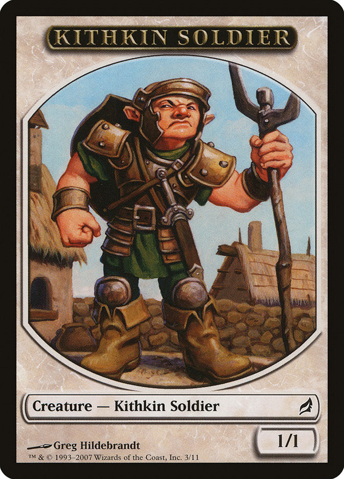 Kithkin Soldier Token [Lorwyn Tokens] | Magic Magpie
