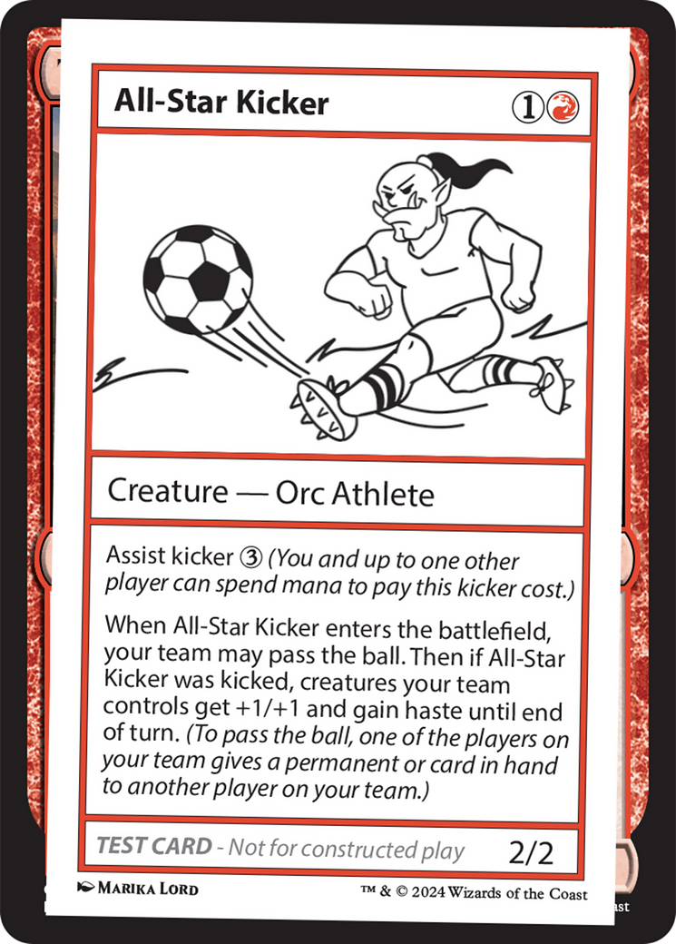 All-Star Kicker [Mystery Booster 2 Playtest Cards] | Magic Magpie