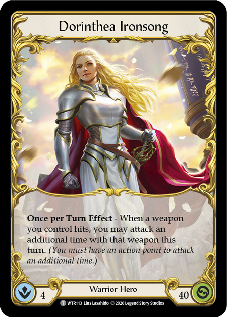Dorinthea // Dorinthea Ironsong [U-WTR114 // U-WTR113] (Welcome to Rathe Unlimited)  Unlimited Normal | Magic Magpie