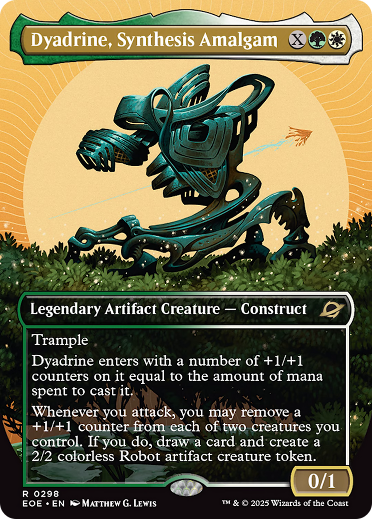Dyadrine, Synthesis Amalgam (Borderless) [Edge of Eternities] | Magic Magpie
