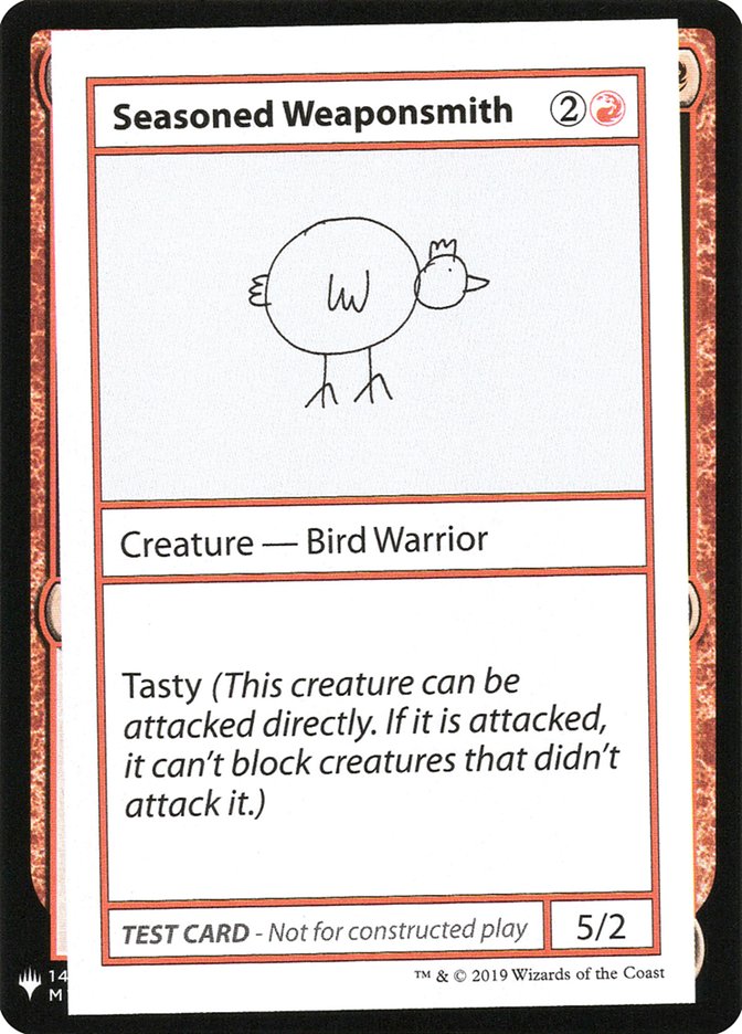 Seasoned Weaponsmith [Mystery Booster Playtest Cards] | Magic Magpie