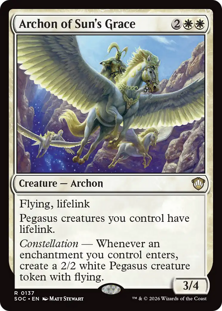 Archon of Sun's Grace [Secrets of Strixhaven Commander] | Magic Magpie