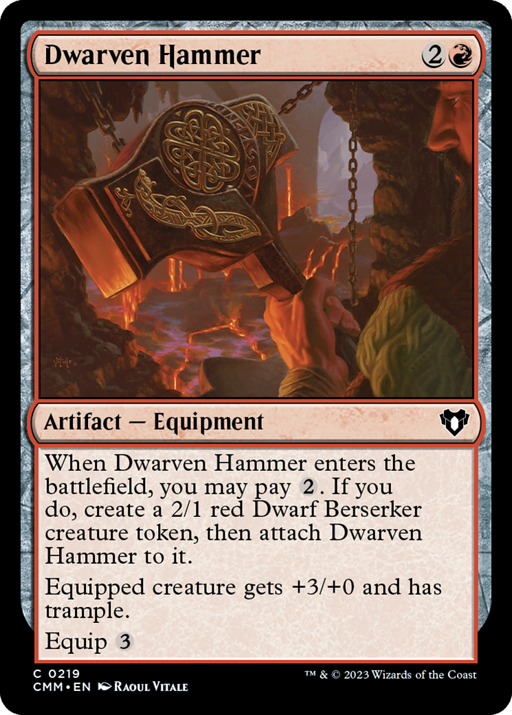 Dwarven Hammer [Commander Masters] | Magic Magpie