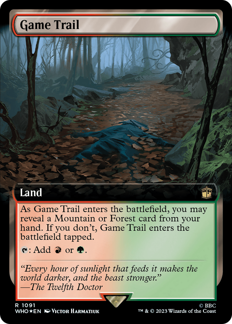 Game Trail (Extended Art) (Surge Foil) [Doctor Who] | Magic Magpie