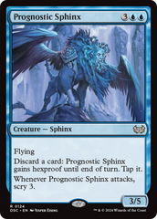 Prognostic Sphinx [Duskmourn: House of Horror Commander] | Magic Magpie