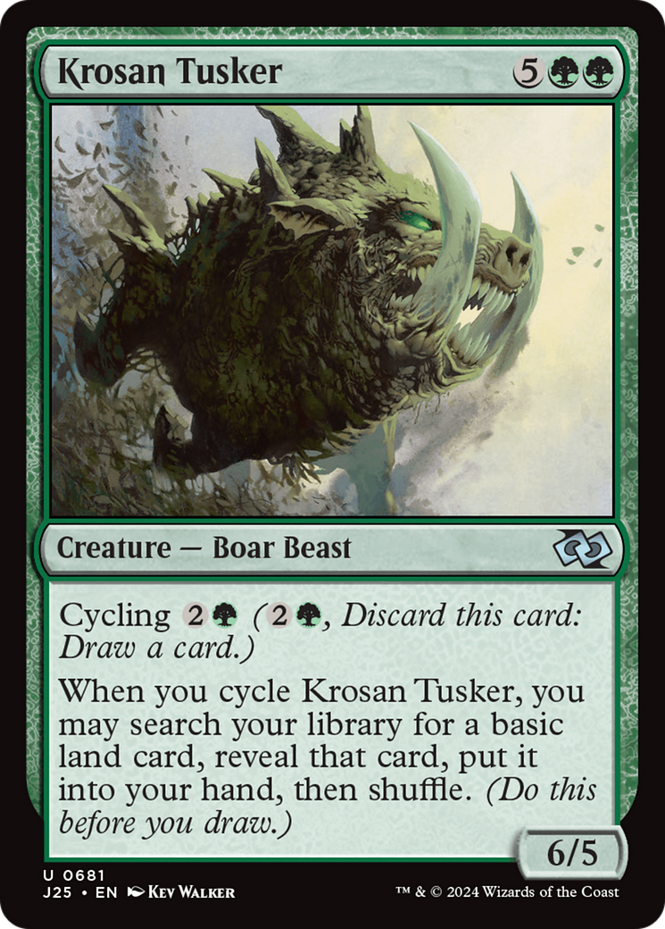 Krosan Tusker [Foundations Jumpstart] | Magic Magpie